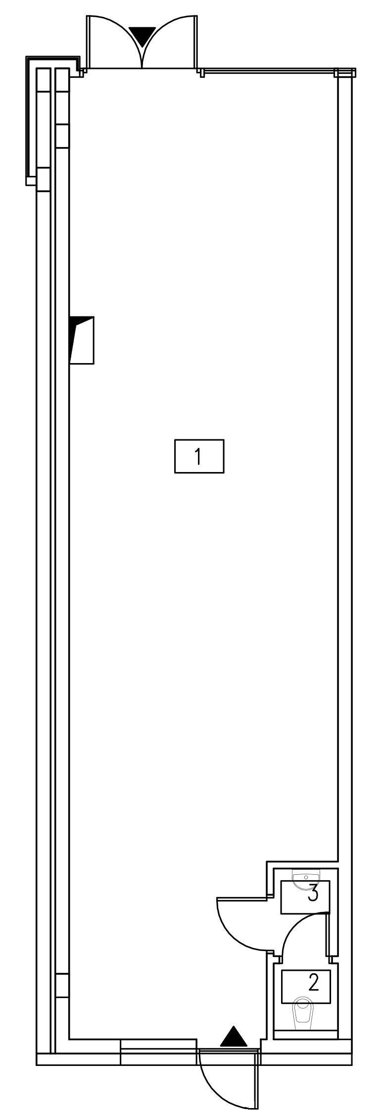 Rzut apartamentu 4-UH3