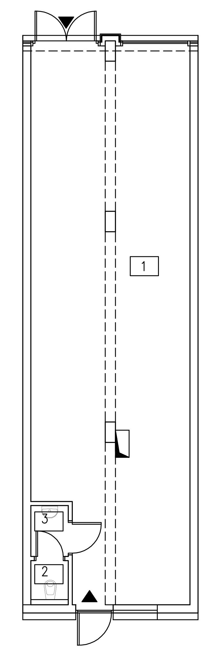 Rzut apartamentu 4-UH4