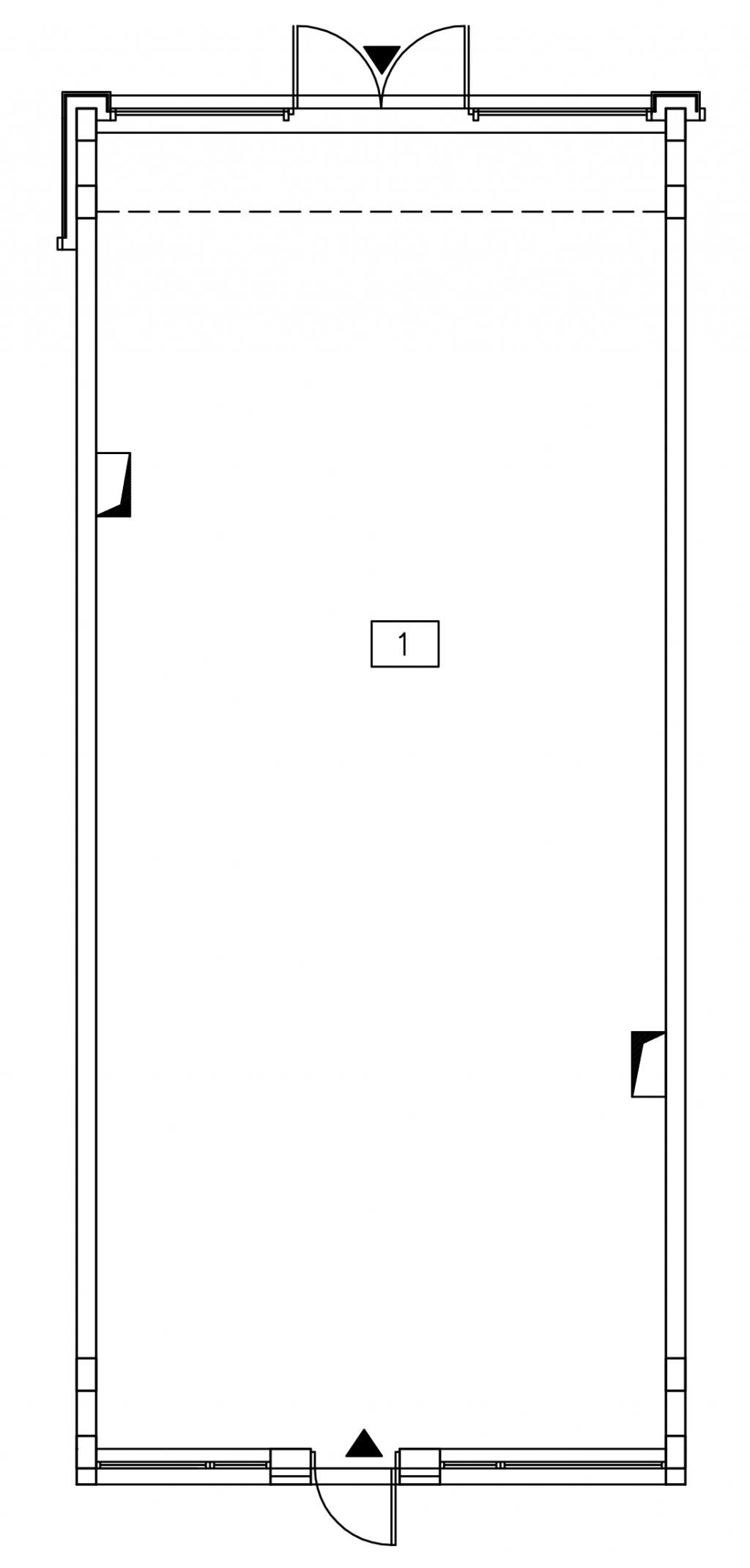 Rzut apartamentu 4-UG3