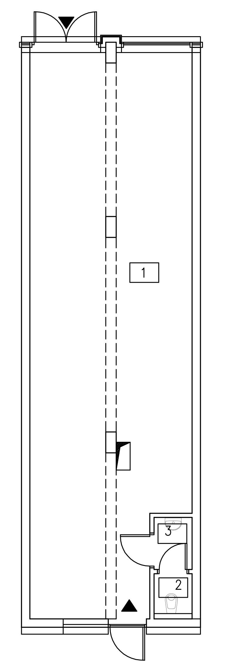 Rzut apartamentu 4-UH7